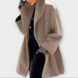 LAORA | Palton din lână luxos, rezistent la vânt