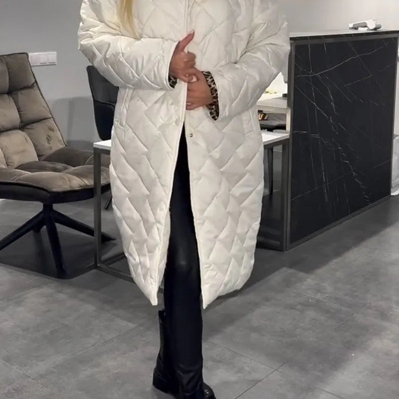 Ofira – Palton reversibil cu căptușeală de leopard