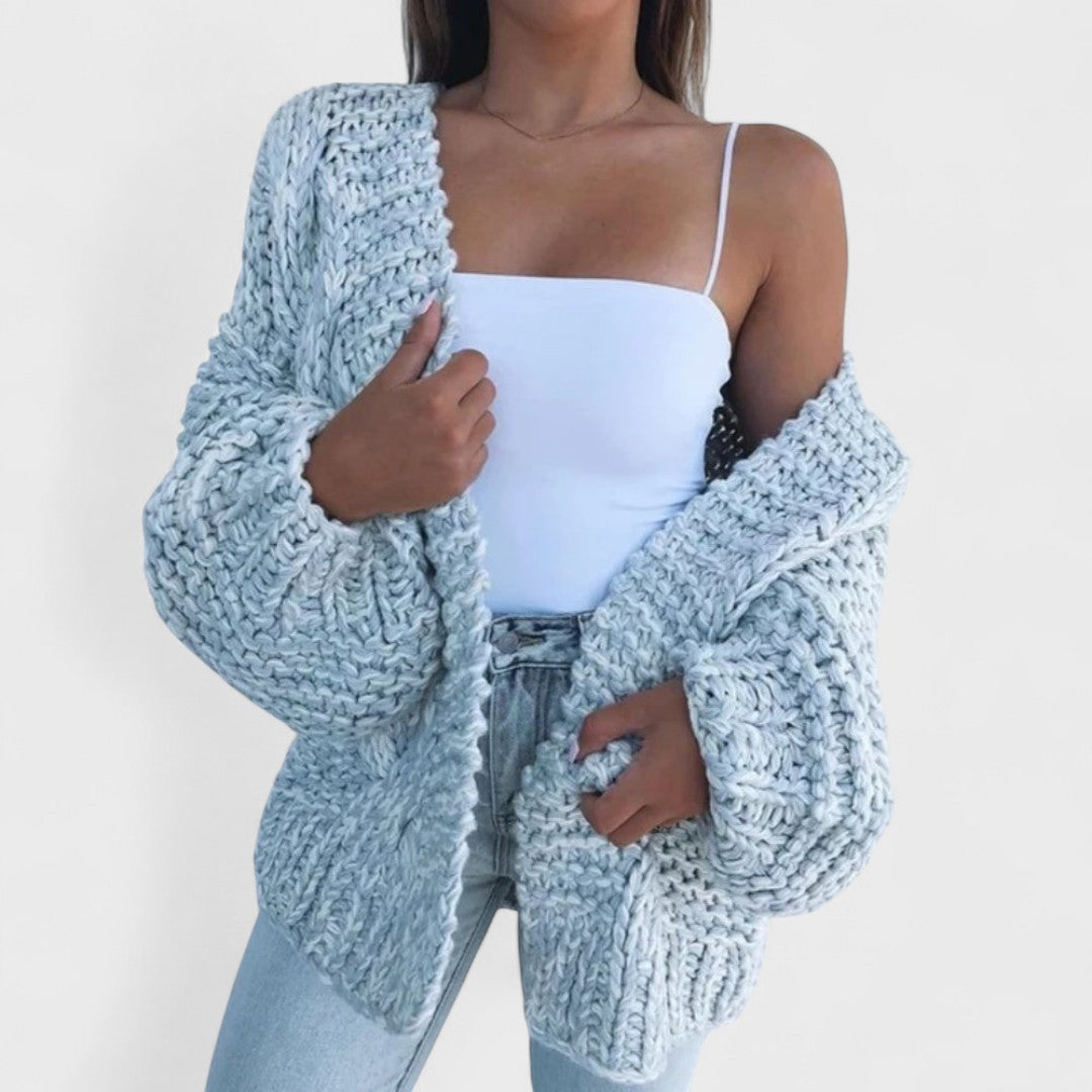 Eleanor - Cardigan relaxat din tricot gros