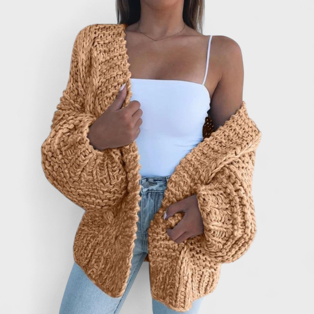 Eleanor - Cardigan relaxat din tricot gros