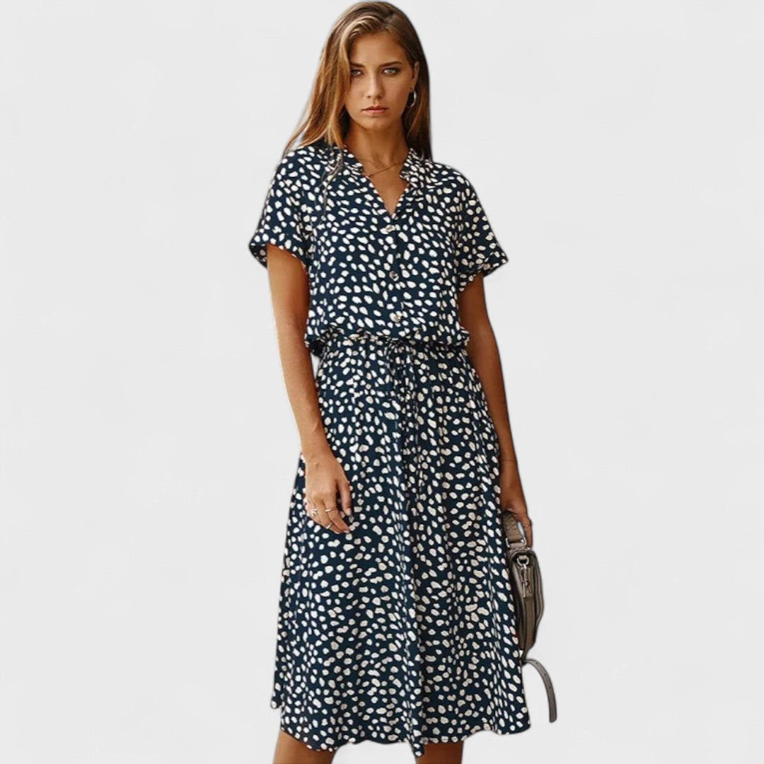 Madelina - Rochie elegantă de vară multicoloră