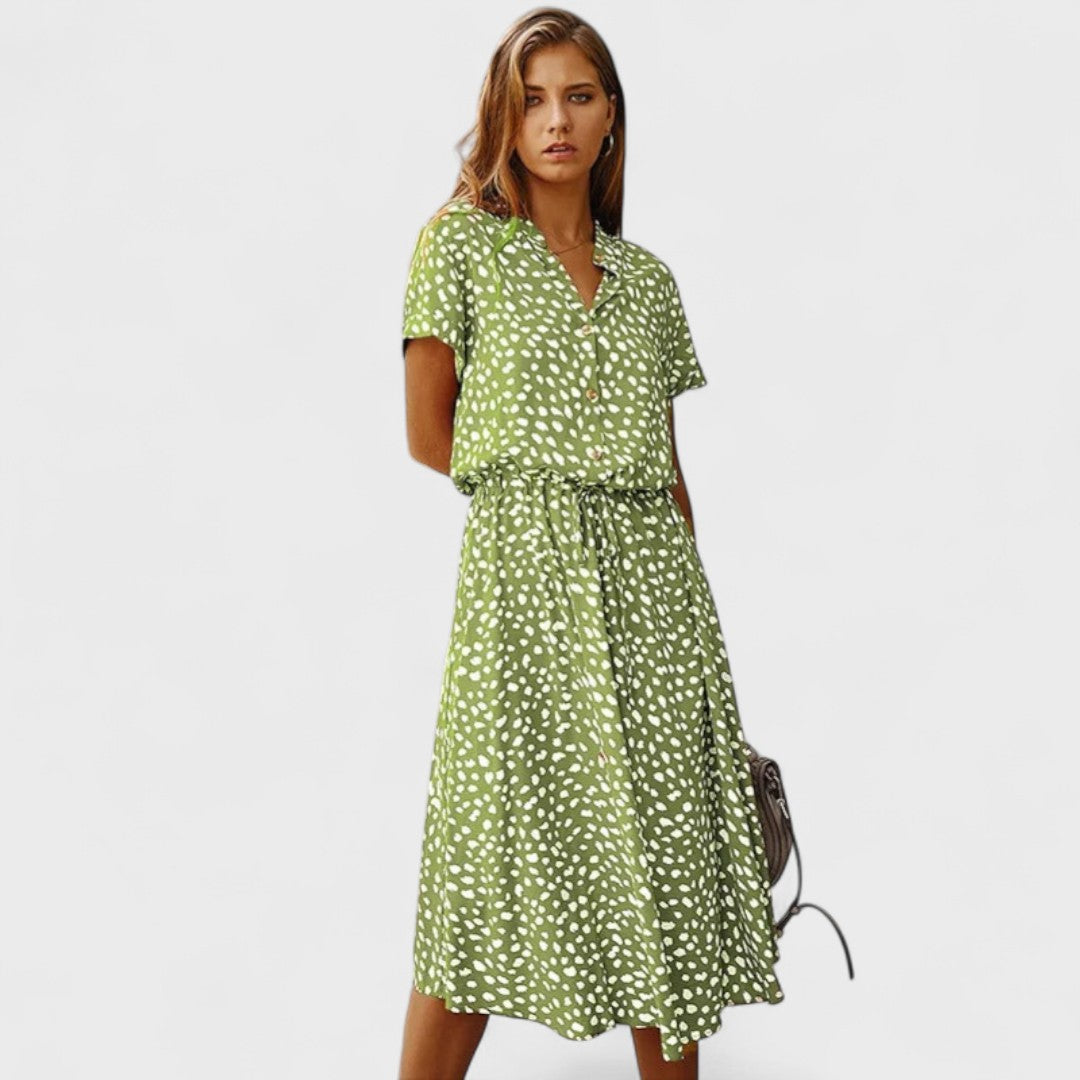 Madelina - Rochie elegantă de vară multicoloră