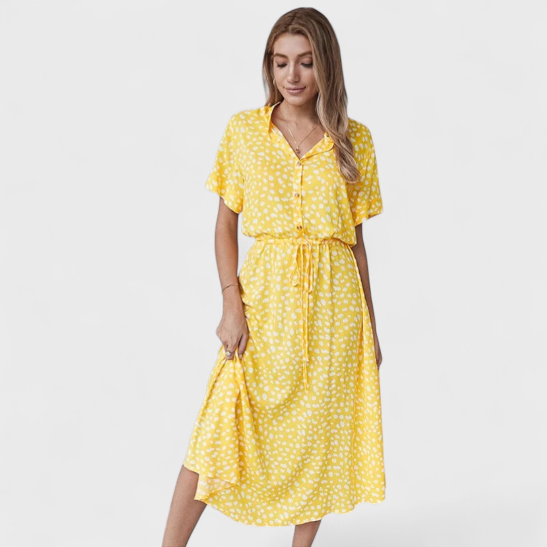 Madelina - Rochie elegantă de vară multicoloră