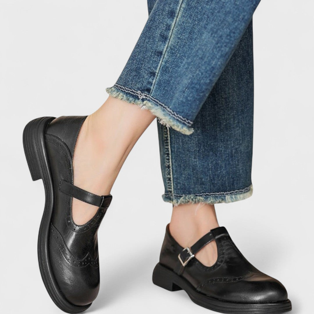 Elisa - Eleganță și Comfort Toc din Piele