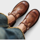 Elisa - Eleganță și Comfort Toc din Piele