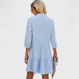 Shanna - Rochie midi fluidă de zi