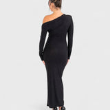 Moa - Rochie maxi strălucitoare