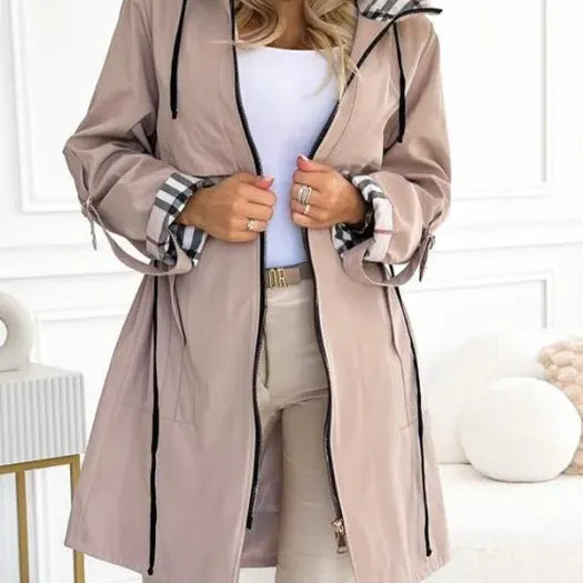 Orla | Palton cu fermoar impermeabil și rezistent la vânt